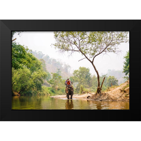 Thailand - 36 Black Modern Wood Framed Art Print by Heine, Ben