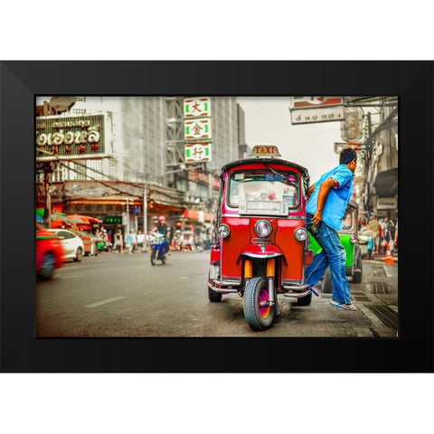 Thailand - 66 Black Modern Wood Framed Art Print by Heine, Ben