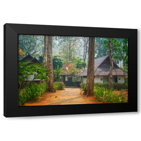 Thailand - 77 Black Modern Wood Framed Art Print with Double Matting by Heine, Ben