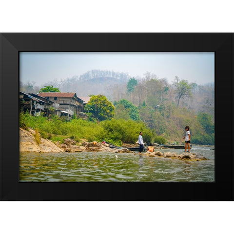 Thailand - 151 Black Modern Wood Framed Art Print by Heine, Ben