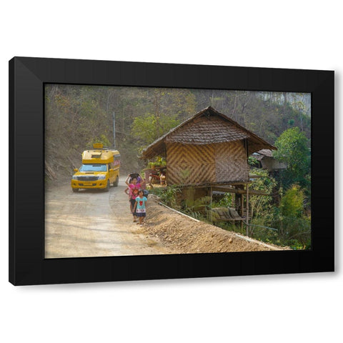 Thailand - 185 Black Modern Wood Framed Art Print with Double Matting by Heine, Ben