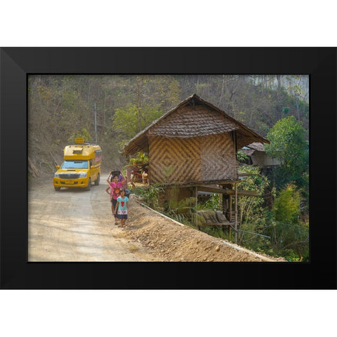Thailand - 185 Black Modern Wood Framed Art Print by Heine, Ben