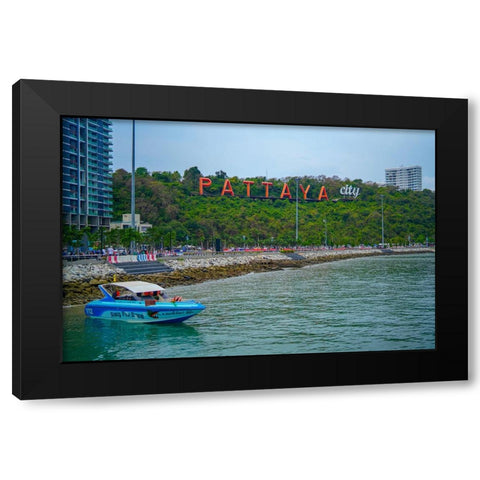 Thailand - 195 Black Modern Wood Framed Art Print with Double Matting by Heine, Ben