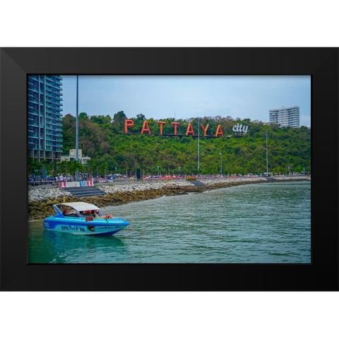 Thailand - 195 Black Modern Wood Framed Art Print by Heine, Ben