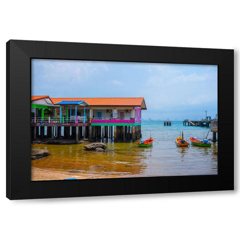 Thailand - 198 Black Modern Wood Framed Art Print with Double Matting by Heine, Ben