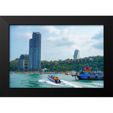 Thailand - 202 Black Modern Wood Framed Art Print by Heine, Ben