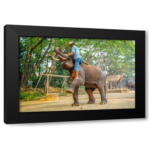 Thailand - 260 Black Modern Wood Framed Art Print by Heine, Ben