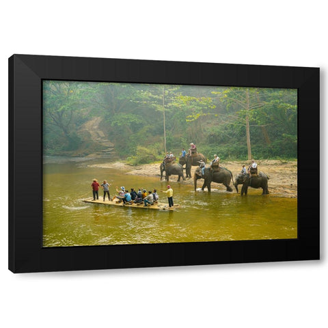 Thailand - 304 Black Modern Wood Framed Art Print by Heine, Ben