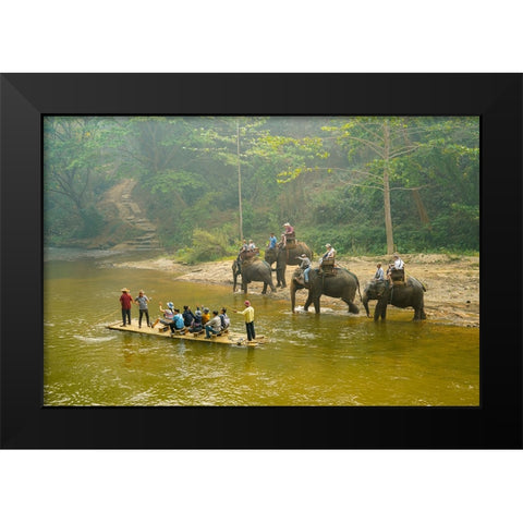 Thailand - 304 Black Modern Wood Framed Art Print by Heine, Ben