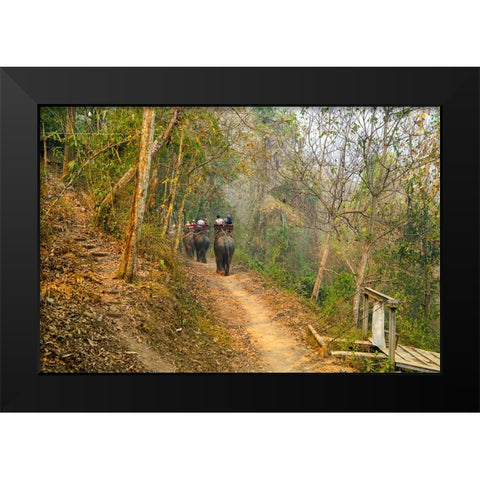 Thailand - 314 Black Modern Wood Framed Art Print by Heine, Ben