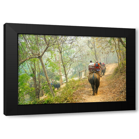 Thailand - 319 Black Modern Wood Framed Art Print by Heine, Ben