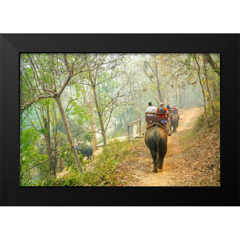 Thailand - 319 Black Modern Wood Framed Art Print by Heine, Ben
