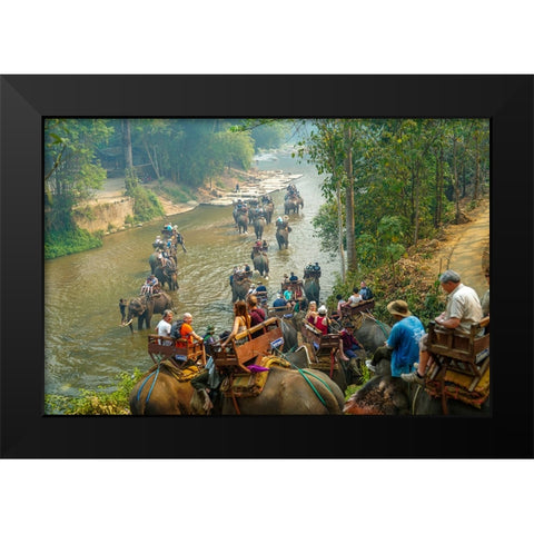 Thailand - 321 Black Modern Wood Framed Art Print by Heine, Ben