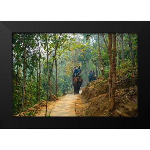 Thailand - 326 Black Modern Wood Framed Art Print by Heine, Ben