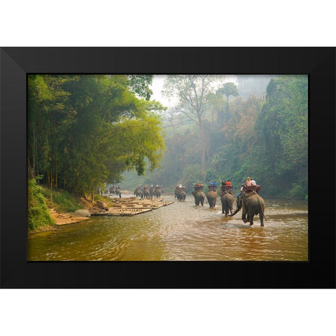 Thailand - 330 Black Modern Wood Framed Art Print by Heine, Ben