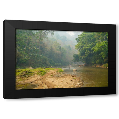 Thailand - 336 Black Modern Wood Framed Art Print with Double Matting by Heine, Ben