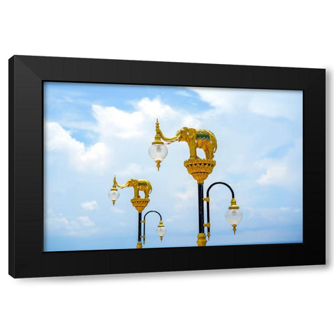 Thailand - 385 Black Modern Wood Framed Art Print with Double Matting by Heine, Ben