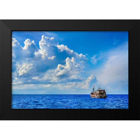 Thailand - 393 Black Modern Wood Framed Art Print by Heine, Ben