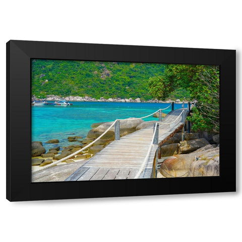 Thailand - 419 Black Modern Wood Framed Art Print by Heine, Ben
