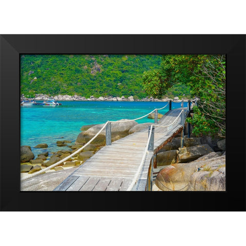 Thailand - 419 Black Modern Wood Framed Art Print by Heine, Ben