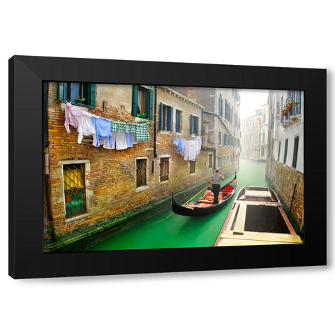 The Echo of a Dream Black Modern Wood Framed Art Print with Double Matting by Heine, Ben