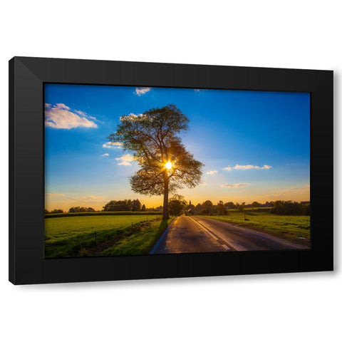 The Gift of Life Black Modern Wood Framed Art Print with Double Matting by Heine, Ben