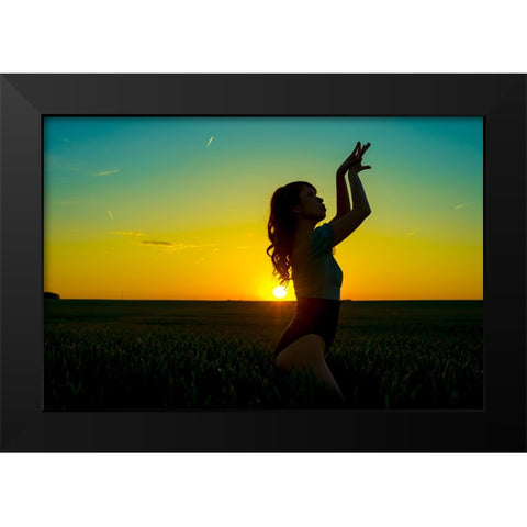 _SAM2650 Black Modern Wood Framed Art Print by Heine, Ben