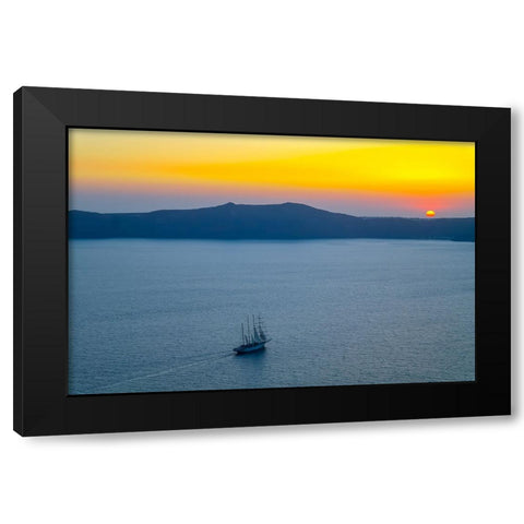 _SAM4017 Black Modern Wood Framed Art Print with Double Matting by Heine, Ben