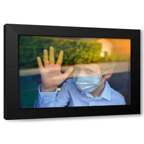 BEN01251 Black Modern Wood Framed Art Print by Heine, Ben