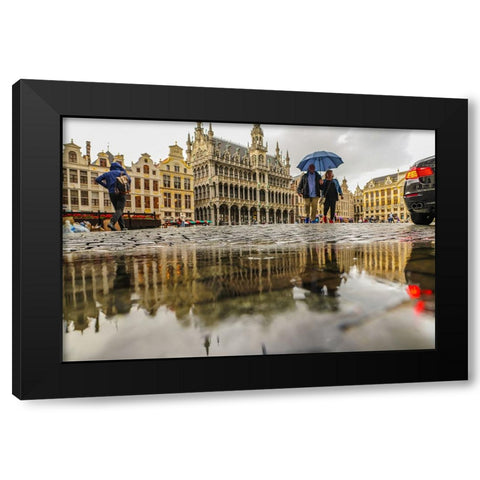 BEN08855 Black Modern Wood Framed Art Print by Heine, Ben