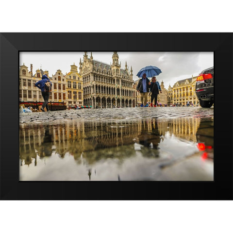 BEN08855 Black Modern Wood Framed Art Print by Heine, Ben