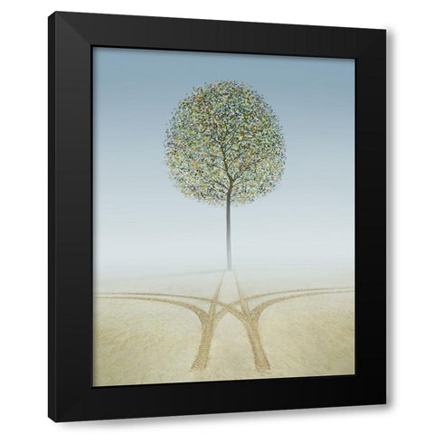Eden Black Modern Wood Framed Art Print by Heine, Ben