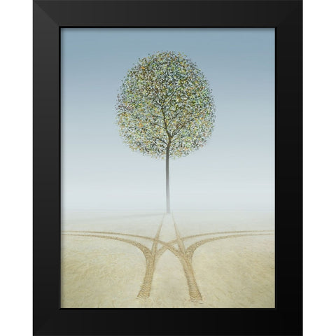 Eden Black Modern Wood Framed Art Print by Heine, Ben