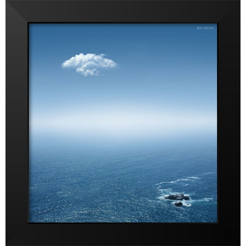 Give Me Some Fresh Air Black Modern Wood Framed Art Print by Heine, Ben