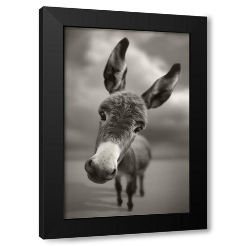 Hey There Black Modern Wood Framed Art Print by Heine, Ben