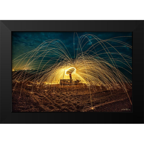 Lord of the Ringo Black Modern Wood Framed Art Print by Heine, Ben