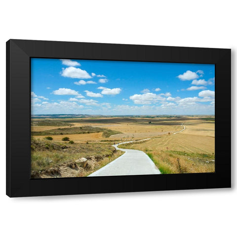 Santiago de Compostela pilgrimage - 160 Black Modern Wood Framed Art Print with Double Matting by Heine, Ben