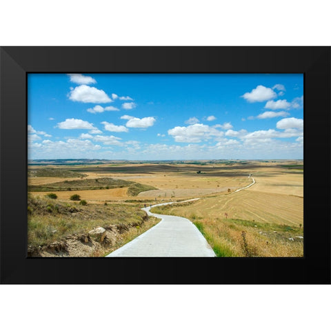 Santiago de Compostela pilgrimage - 160 Black Modern Wood Framed Art Print by Heine, Ben