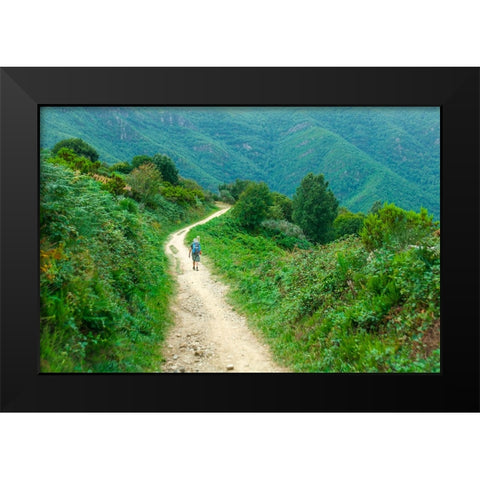 Santiago de Compostela pilgrimage - 242 Black Modern Wood Framed Art Print by Heine, Ben