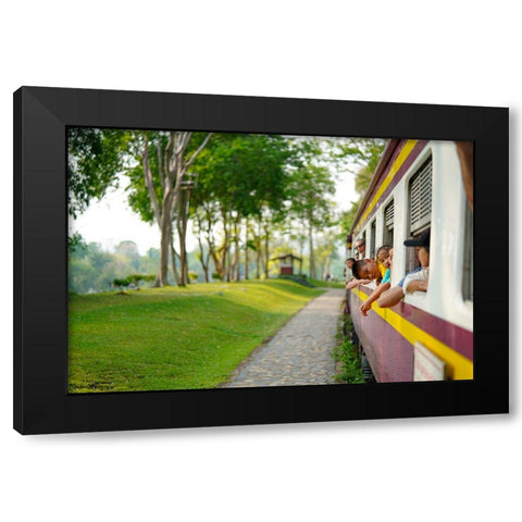Thailand - 129 Black Modern Wood Framed Art Print by Heine, Ben