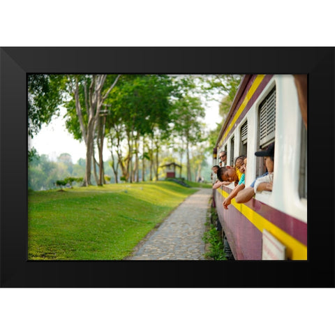 Thailand - 129 Black Modern Wood Framed Art Print by Heine, Ben