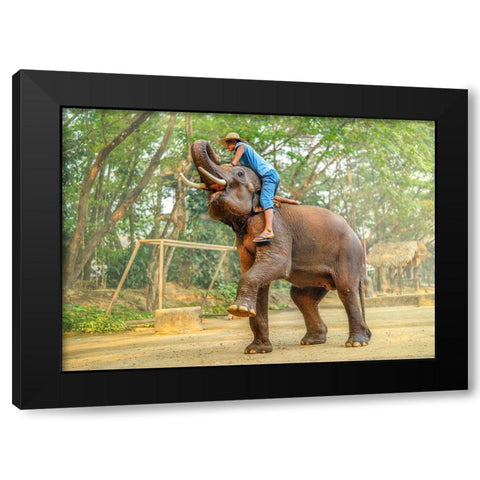 Thailand - 259 Black Modern Wood Framed Art Print by Heine, Ben