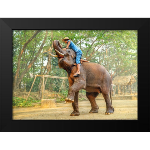 Thailand - 259 Black Modern Wood Framed Art Print by Heine, Ben