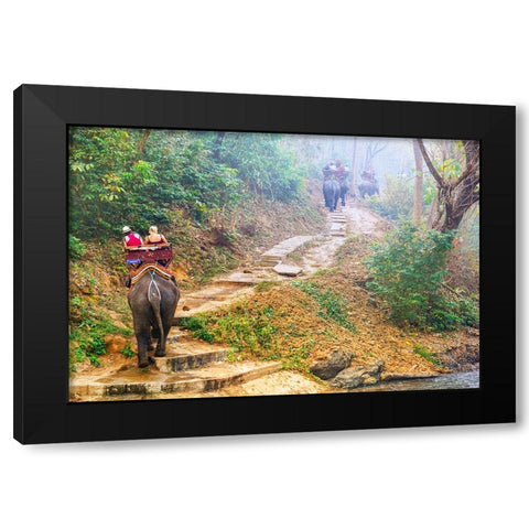 Thailand - 308 Black Modern Wood Framed Art Print by Heine, Ben