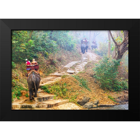 Thailand - 308 Black Modern Wood Framed Art Print by Heine, Ben