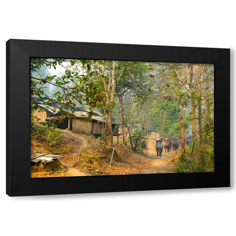 Thailand - 317 Black Modern Wood Framed Art Print by Heine, Ben