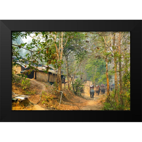 Thailand - 317 Black Modern Wood Framed Art Print by Heine, Ben