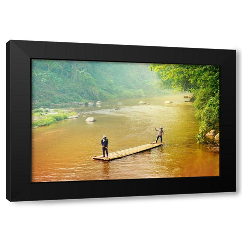 Thailand - 337 Black Modern Wood Framed Art Print by Heine, Ben