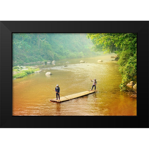 Thailand - 337 Black Modern Wood Framed Art Print by Heine, Ben