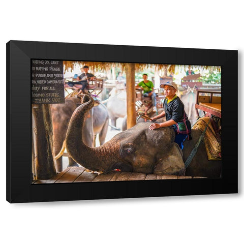 Thailand - 347 Black Modern Wood Framed Art Print by Heine, Ben